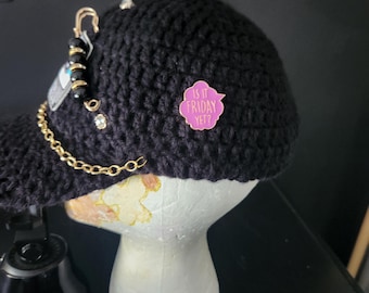 Crochet baseball cap