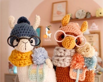 Handmade Hipster Llama