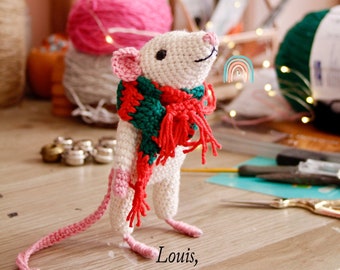 Louis, the mouse (pdf only, not a finished doll)