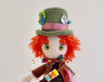 PDF ONLY Mad Hatter crochet diy pattern