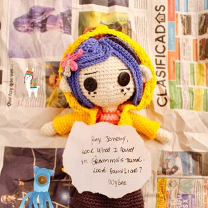 PDF CORALINE Amigurumi Crochet Diy Pattern Etsy
