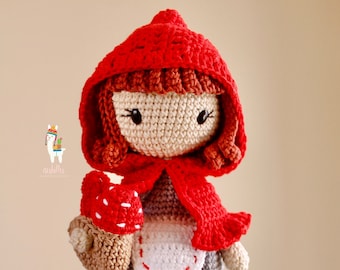 Little Red Riding hood crochet pattern (amigurumi pattern)