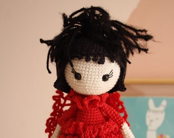 PDF only Lydia Deetz (do it yourself) diy crochet pattern from Beetlejuice