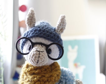 Kit Hipster Llama and Hipster Llama Harry Potter version crochet Kit