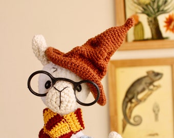 Versión Hipster Llama Harry Potter (muñeca terminada)