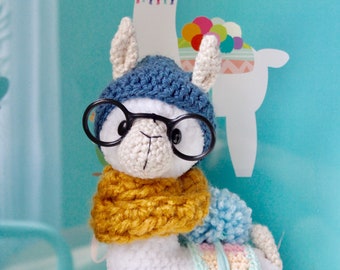 PDF only Hipster Llama Crochet Pattern