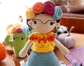 PDF Frida Kahlo DIY crochet pattern(Amigurumi)