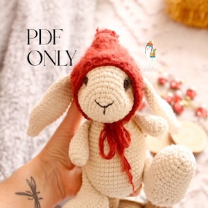 PDF only John John the rabbit crochet pattern