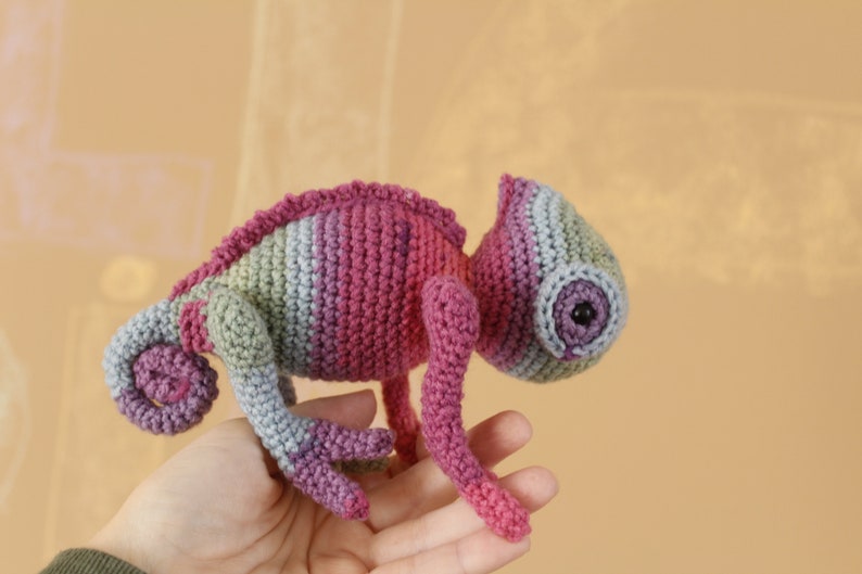 PDF Napoleon The Chameleon crochet pattern amigurumi pattern image 2