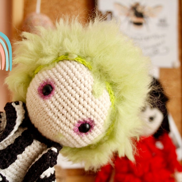 PDF only, diy Beetlejuice crochet pattern