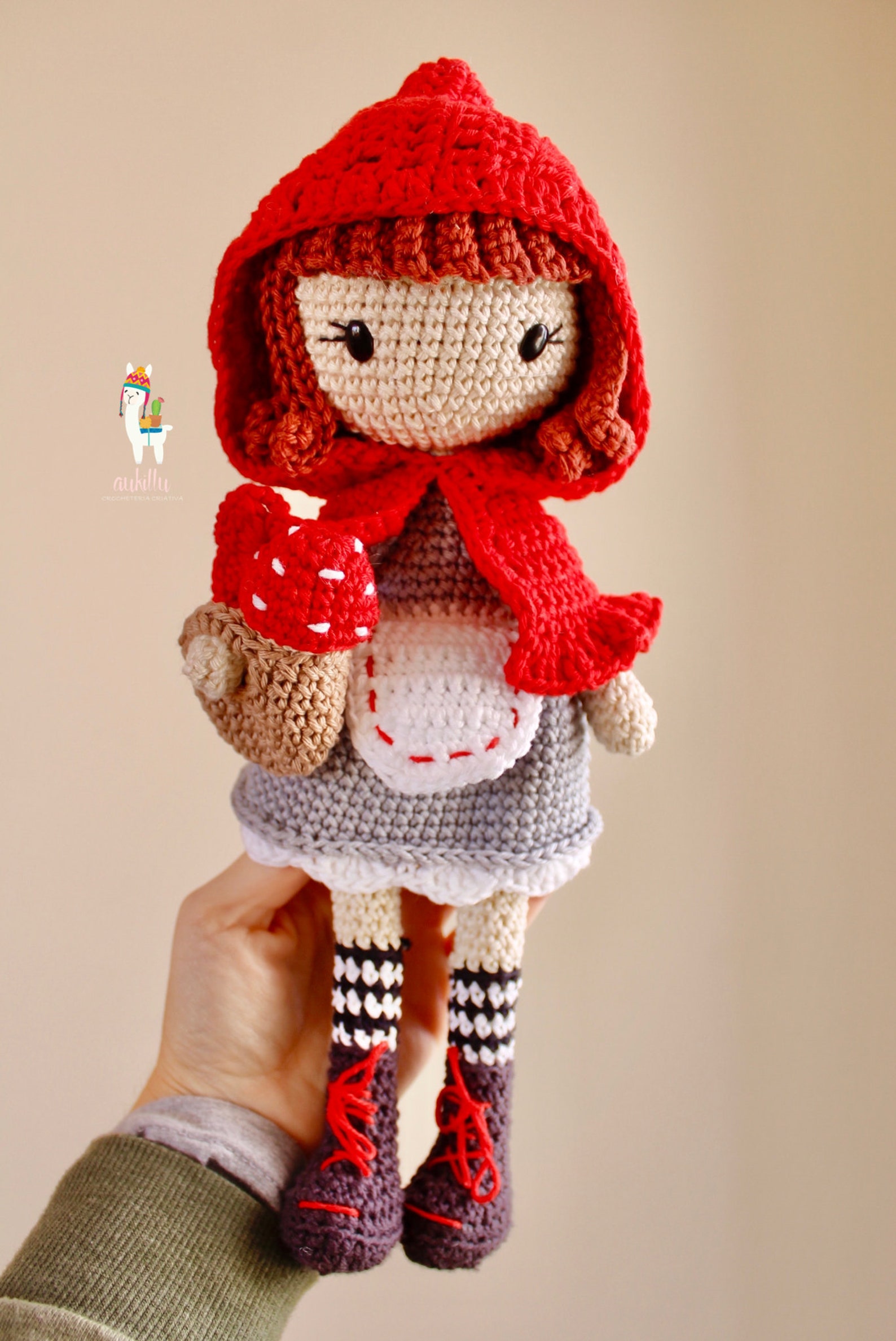 Little Red Riding hood crochet pattern amigurumi pattern | Etsy