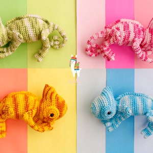 PDF Napoleon The Chameleon crochet pattern (amigurumi pattern)
