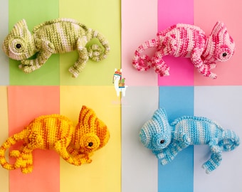 PDF Napoleon The Chameleon crochet pattern (amigurumi pattern)