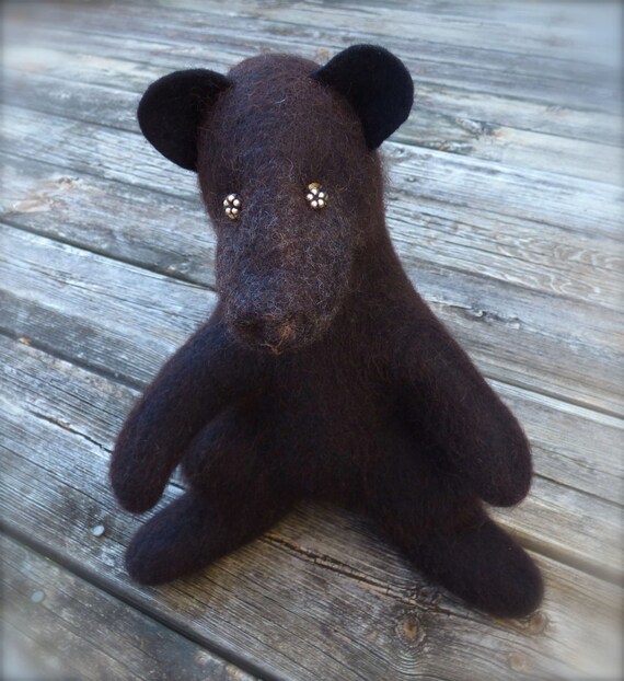 fluffy black bear