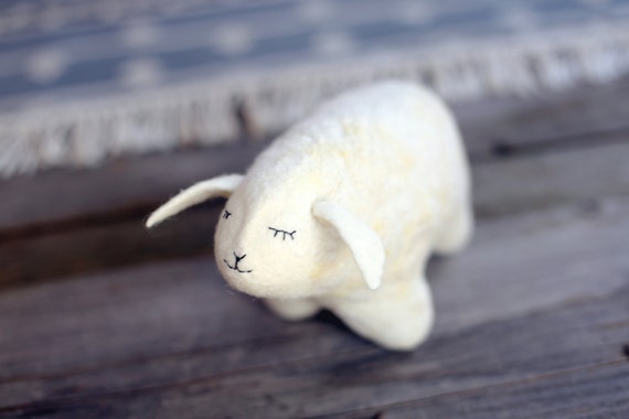 fluffy sheep toy