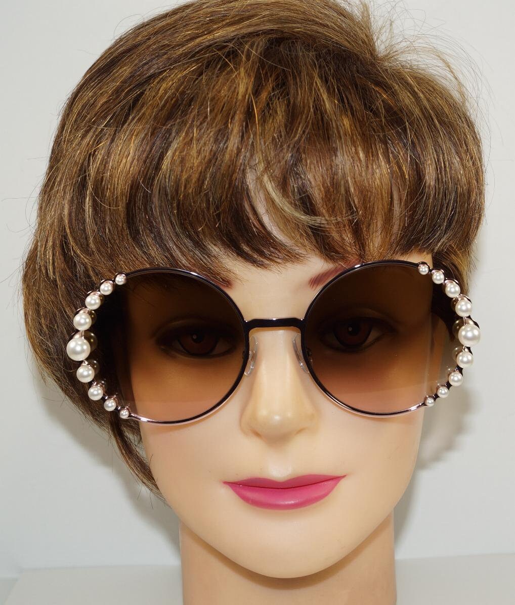 FENDI Round Pearl Pink SUNGLASSES FF 0295 S Etsy