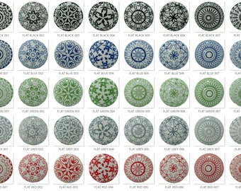 Ceramic Knobs | Handmade Cabinet & Drawer Pulls | Decorative Furniture Hardware