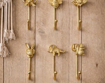 Animal Wall Hook | Decorative Coat, Towel, Key Holder