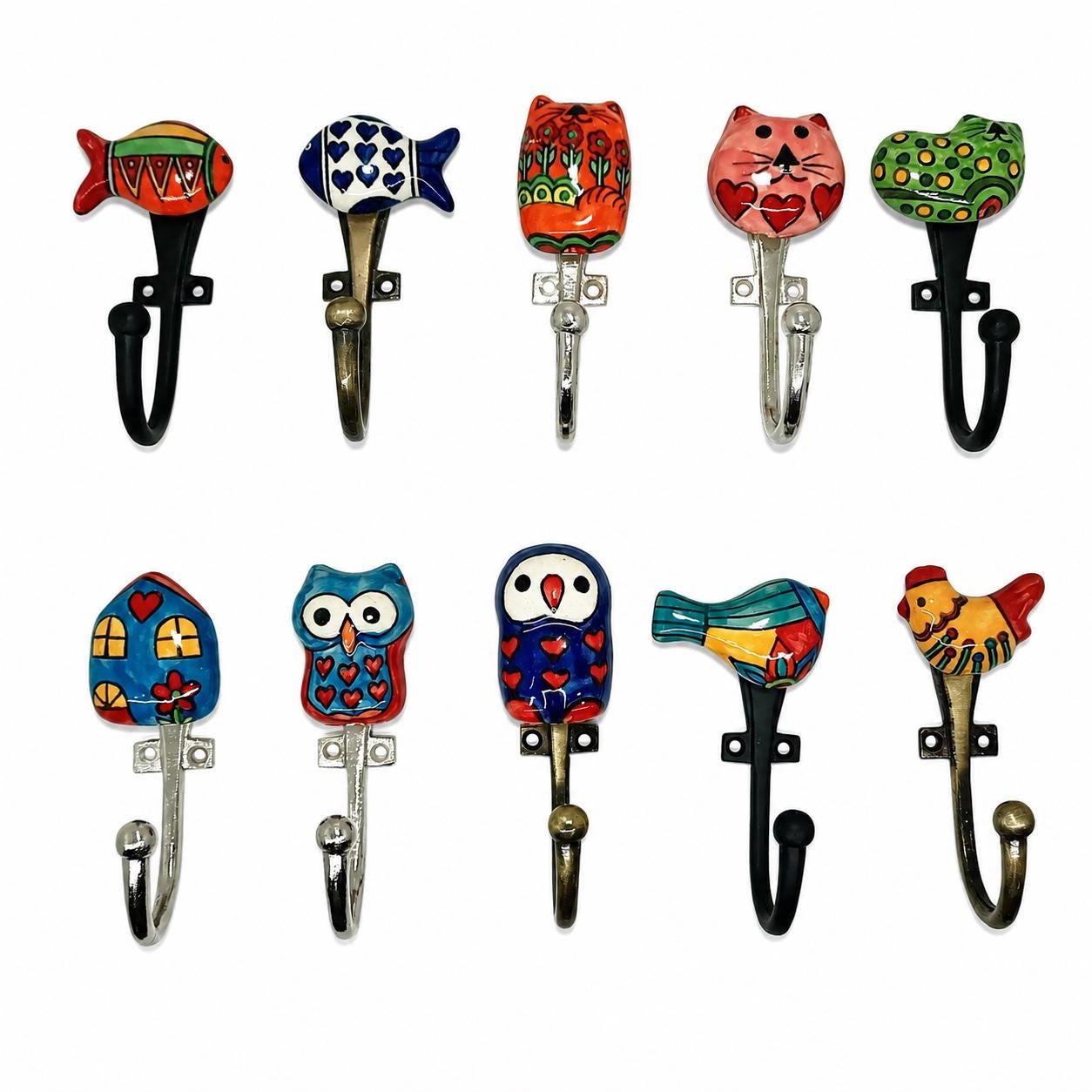 陶器の壁掛けフック - Etsy 日本