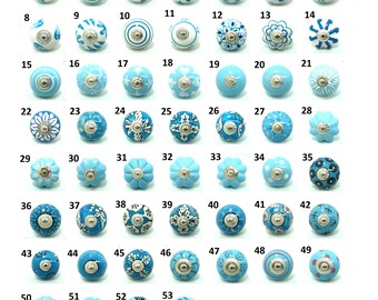 Ceramic Knobs | Handmade Cabinet & Drawer Pulls | Decorative Furniture Hardware