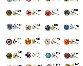 Ceramic Knobs | Handmade Cabinet & Drawer Pulls | Decorative Furniture Hardware