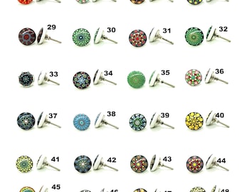 Ceramic Knobs | Handmade Cabinet & Drawer Pulls | Decorative Furniture Hardware