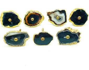 Set of Ceramic Knobs | Handmade Cabinet & Drawer Pulls | Decorative Furniture Hardware