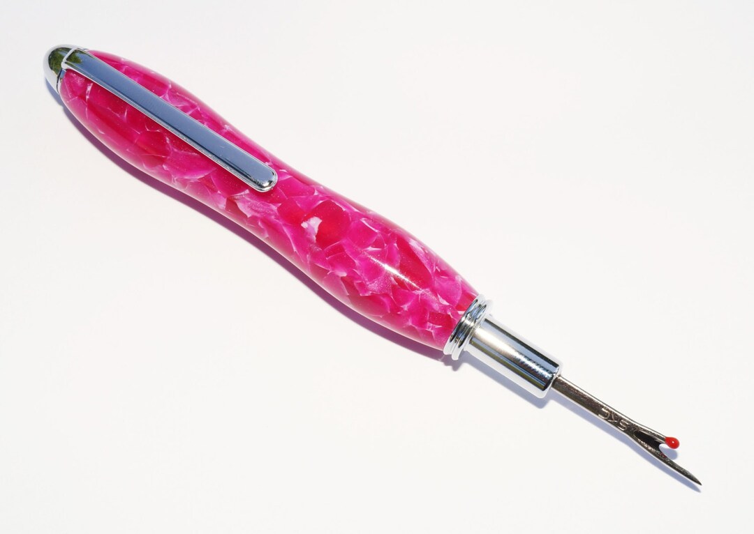 Seam Ripper Acrylic Seam Ripper HOT PINK Hand Turned Self Etsy