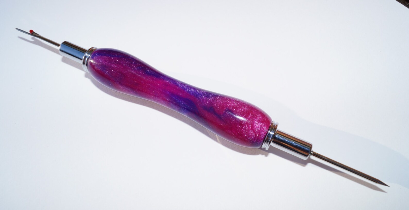 Seam Ripper Acrylic Seam Ripper Northern Lights Handturned Etsy