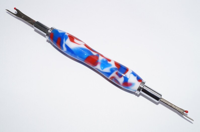 Acrylic Seam Ripper OLD GLORY Red White and - Etsy