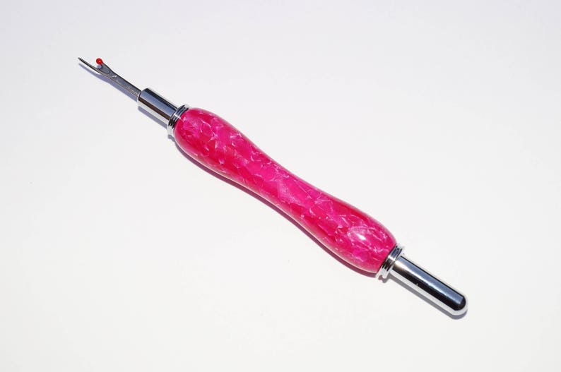 Seam Ripper Acrylic Seam Ripper HOT PINK Hand Turned Self Etsy