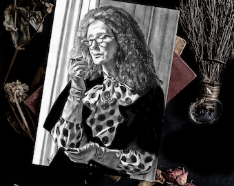 Myrtle Snow AHS Coven Print | art print | dark decor | witchy decor | dark art | cottagecore | american horror story