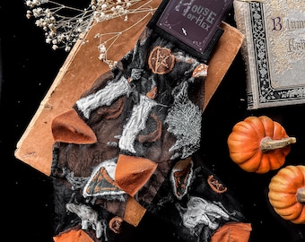 Magick Spell Sheer Socks | unisex | one size | socks | witchy socks | Potion | mushroom socks | halloween | berries | cottagecore