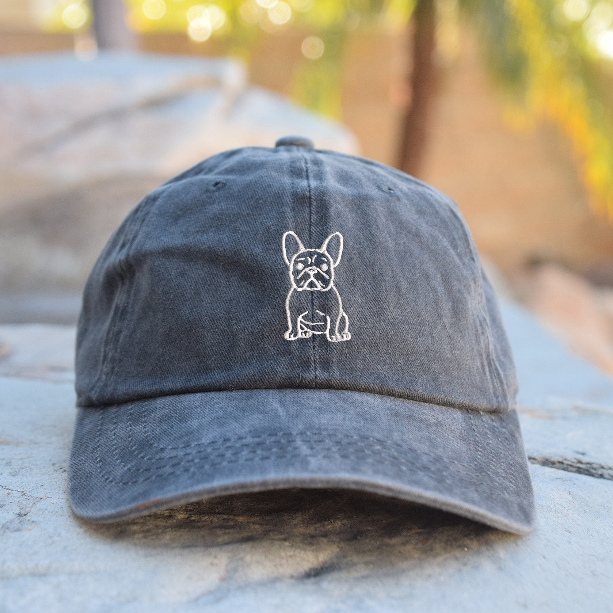 Custom Soft Baseball Cap Bulldog Embroidery Dad Hats for Men & Women 