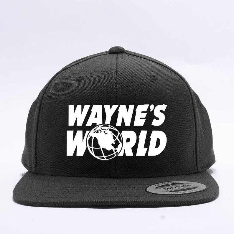 4 Styles Wayne/'s World Embroidered Party Costume Adjustable Baseball Cap Men and Women Dad Cap and FlexFit Snap Back