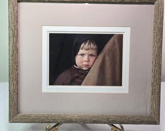 Photographer Bill Coleman Amish  No 19  331/750  16x20 framed