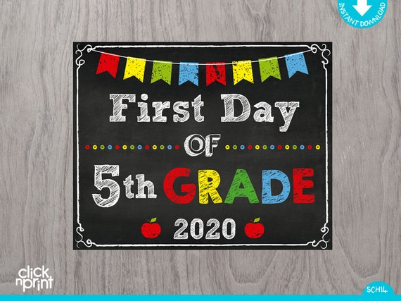 my-first-day-of-fifth-grade-printable-8x10-chalkboard-photo-prop-sign-school-signs-fifth