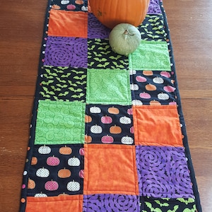 My Little Pretties Halloween Quilted Table Runner - Free Shipping!