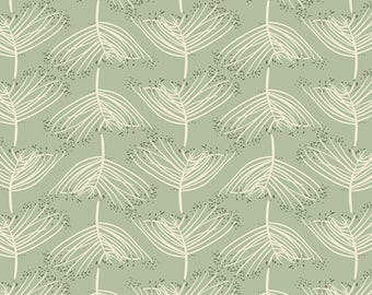 100% Quilter's Cotton, Art Gallery Fabric, Laced Moss Fabric, Quilting Fabric, Quilting Cotton