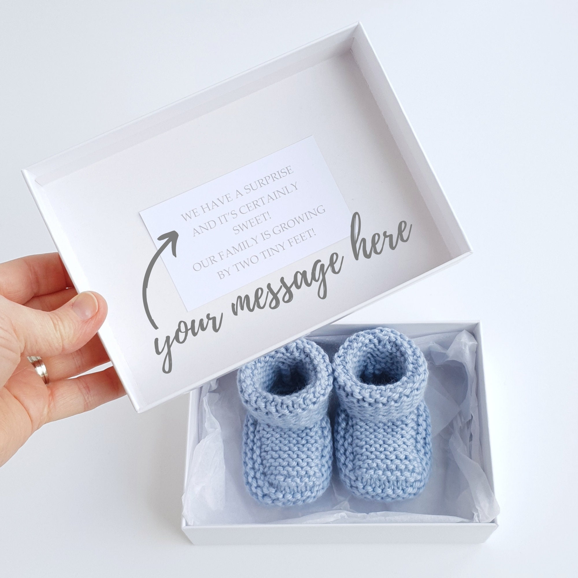 Congratulations Pregnancy Gift With Personalised Message Etsy