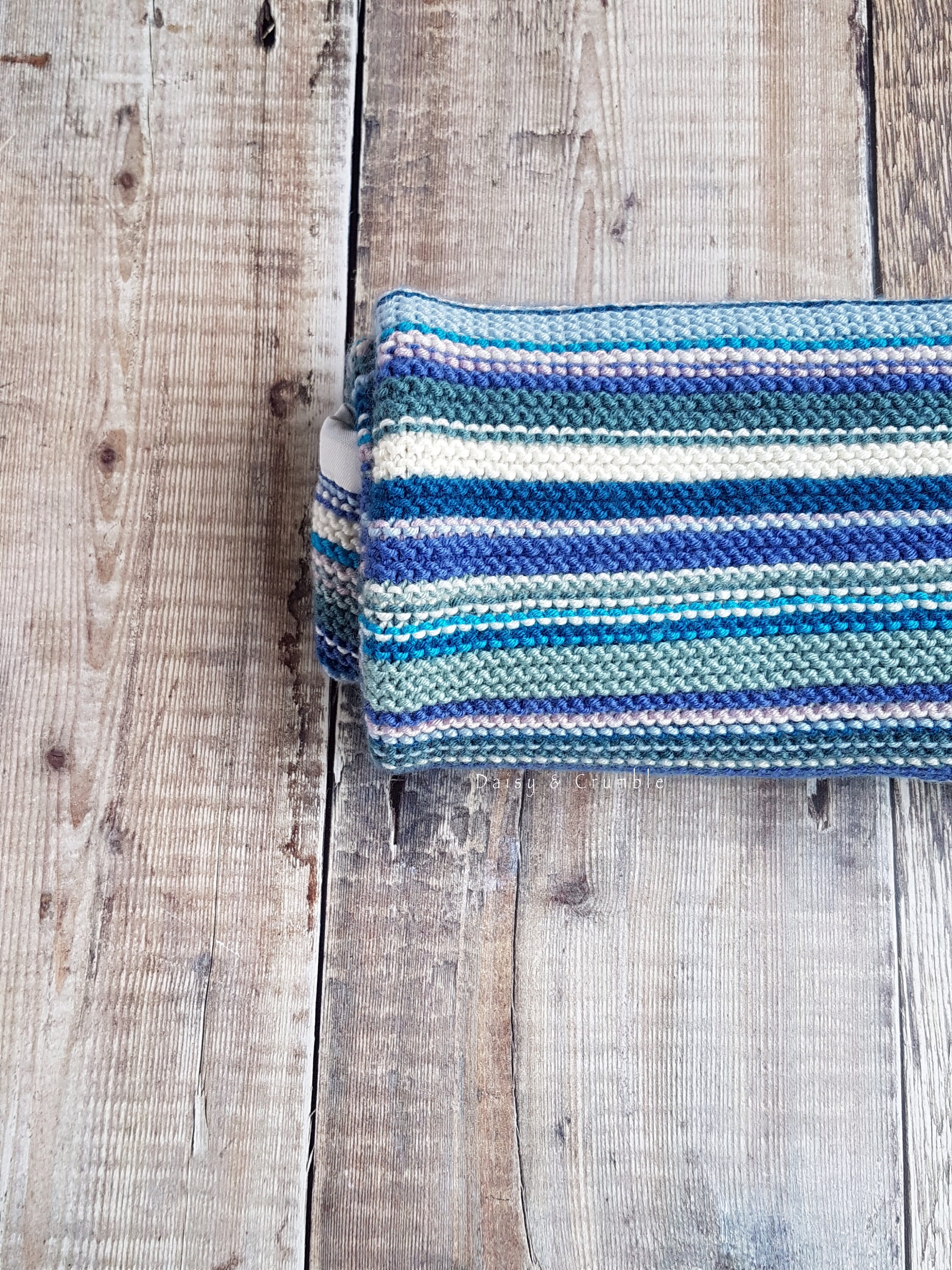 Stroller blanketmodern baby blanketstriped knit blanketbaby