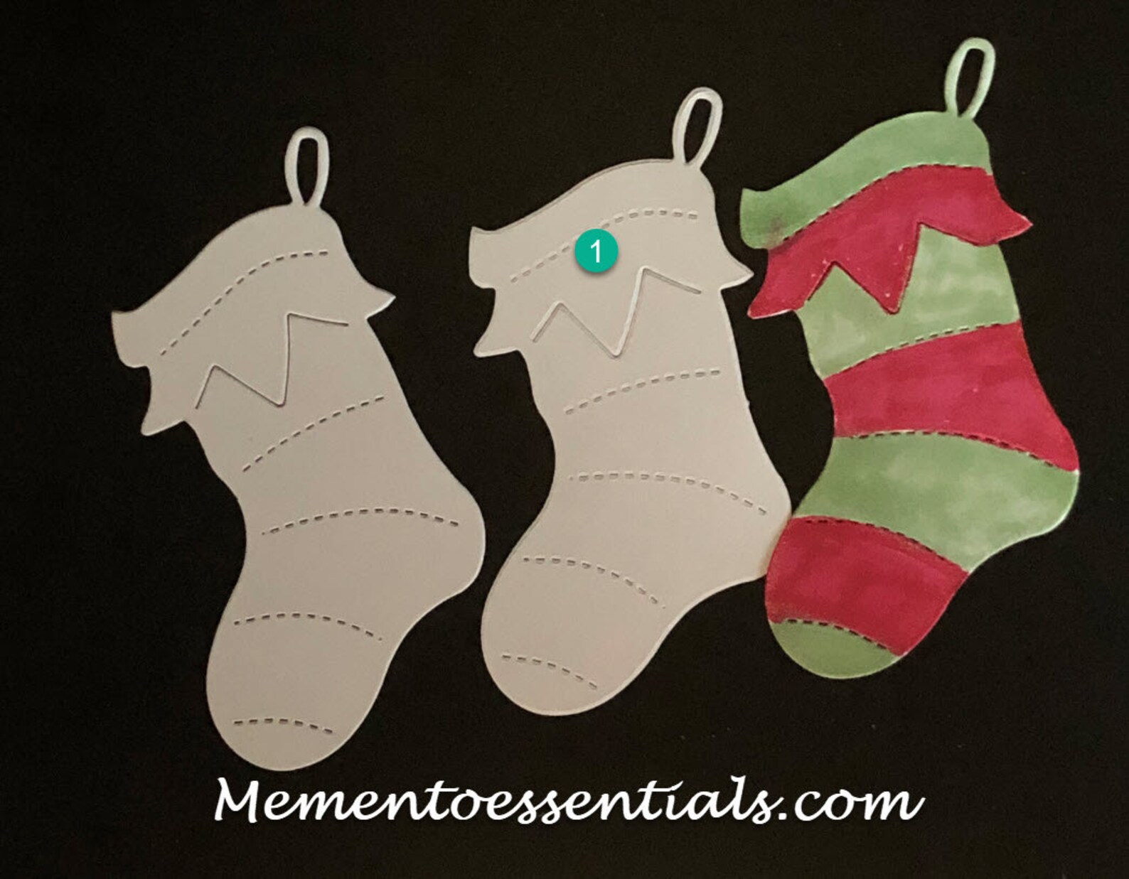 Christmas Stocking Die Cut From Cardstock. U PICK COLOR Etsy