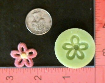 Silicone Mold Flower Daisy used with wax, Candle, gypsum, resin, hot glue, soap, clay, concrete, metal FL3