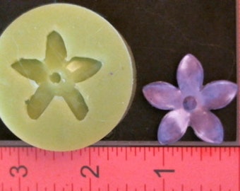 Silicone Mold Flower Flox Daisy elegantly used with wax, gypsum, resin, hot glue, soap, clay, metal