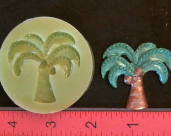 Silicone Mold elegant Frame Palm Coconut Tree  used with wax, gypsum, resin, hot glue, soap, clay, metal