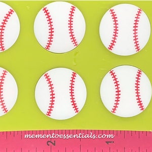 Silicone Mold baseball softball you can use with  wax, gypsum, resin, hot glue, soap, clay, metal and concrete