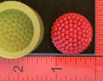 Silicone Mold button can be used with wax, Candle, gypsum, resin, hot glue, soap, clay, concrete, metal