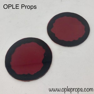 OPLE Props quality lenses for a Hunk gas mask Suitable for any version like Avon masks Resident Evil Umbrella Coorporation zdjęcie 1