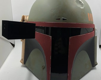OPLE Props Hasbro Black Series Helmet Boba Fett Re-Armored Mandalorian Replacement visor lense Helmetlense blackseries cosplay spare part