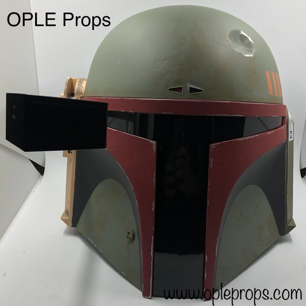 OPLE Props Hasbro Black Series Helmet Boba Fett Re-Armored Mandalorian Replacement visor lense Helmetlense blackseries cosplay spare part